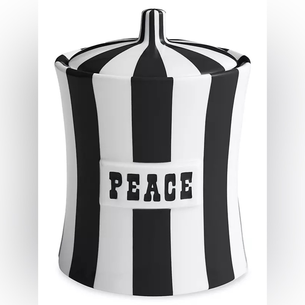 ✨EUC✨ Jonathan Adler “Peace” Vice Canister